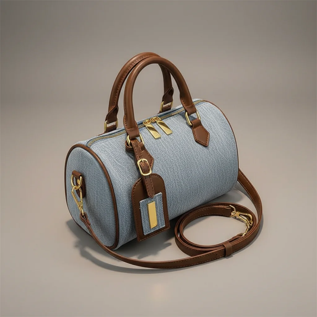 Sac jean bowling femme style vintage - Vue 3 - sac jean