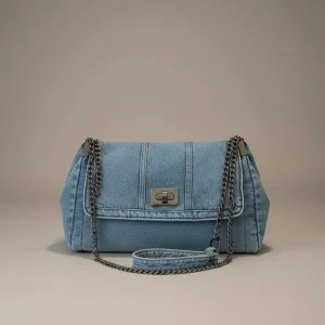 Sac jean business chaîne porté épaule - Vue 1 - sac jean