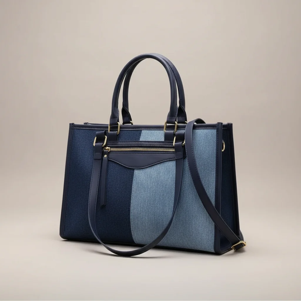 sac jean cabas femme 37cm business - Vue 3 - sac jean