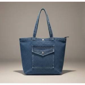 sac jean cabas femme grande capacité - Vue 1 - sac jean