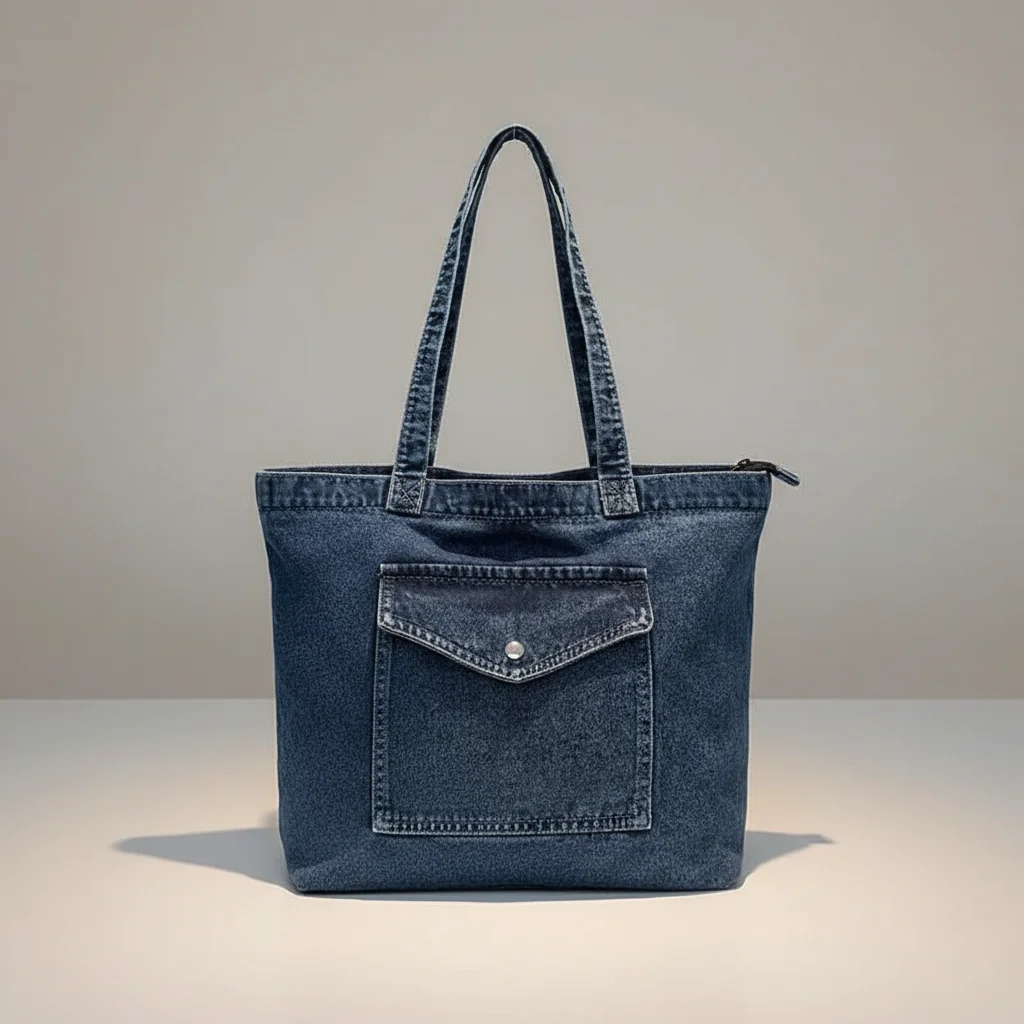 sac jean cabas femme grande capacité - Vue 2 - sac jean