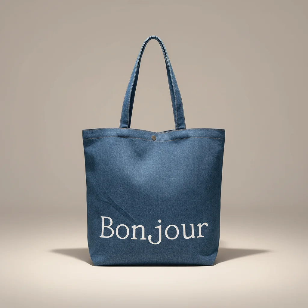 Sac jean cabas femme 15 pouces décontracté - Vue 1 - sac jean