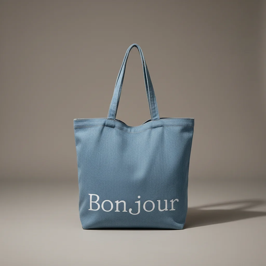 Sac jean cabas femme 15 pouces décontracté - Vue 10 - sac jean