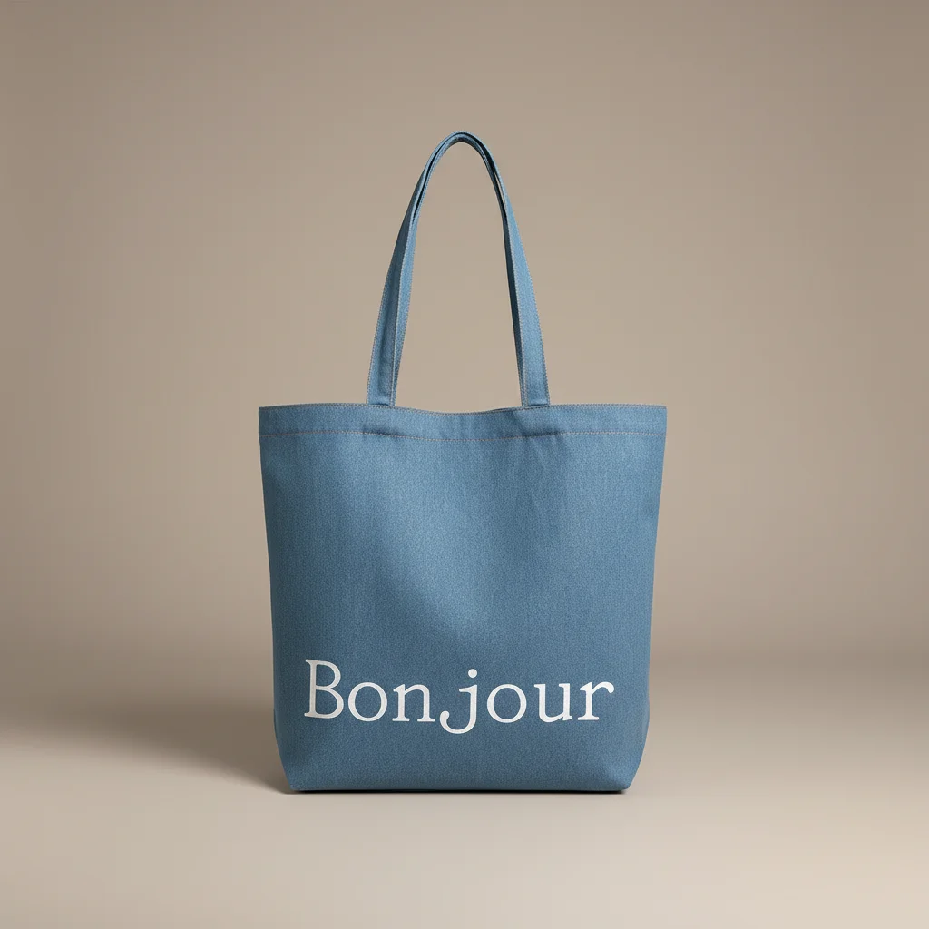 Sac jean cabas femme 15 pouces décontracté - Vue 7 - sac jean