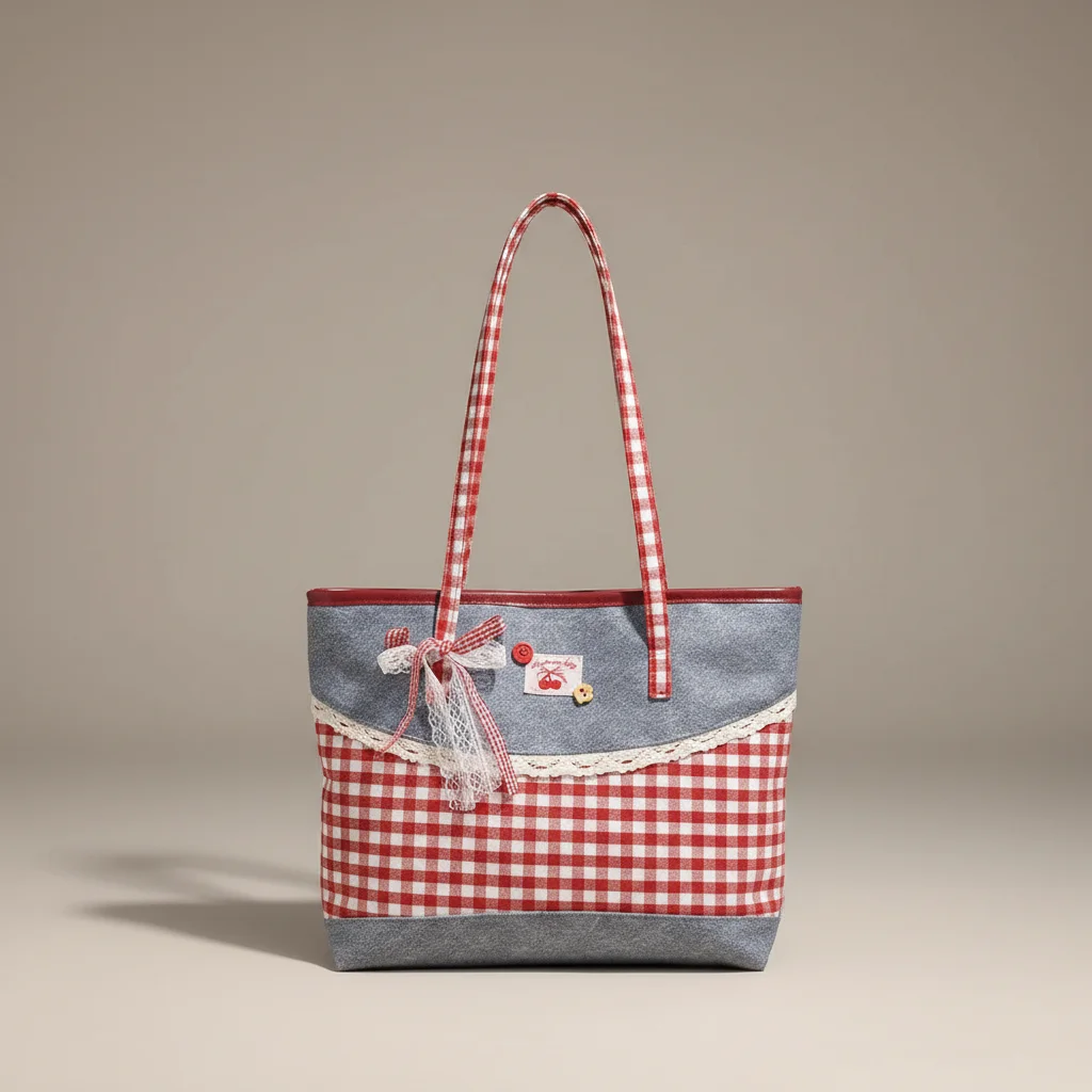 Sac jean cabas femme style champêtre - Vue 11 - sac jean