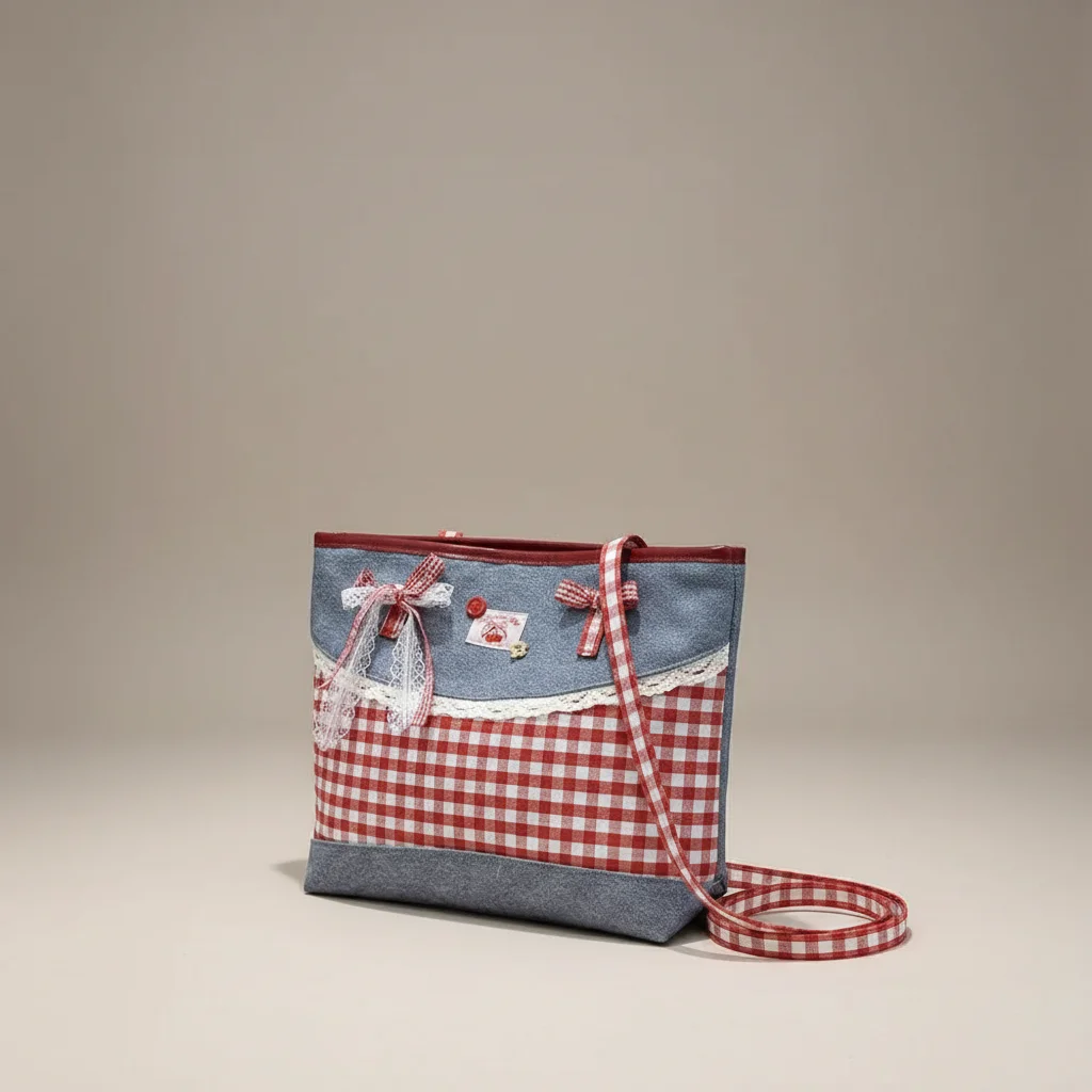 Sac jean cabas femme style champêtre - Vue 13 - sac jean