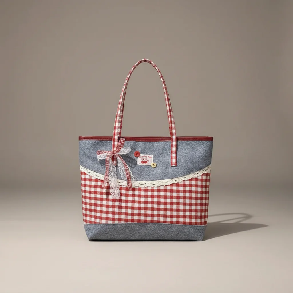 Sac jean cabas femme style champêtre - Vue 17 - sac jean