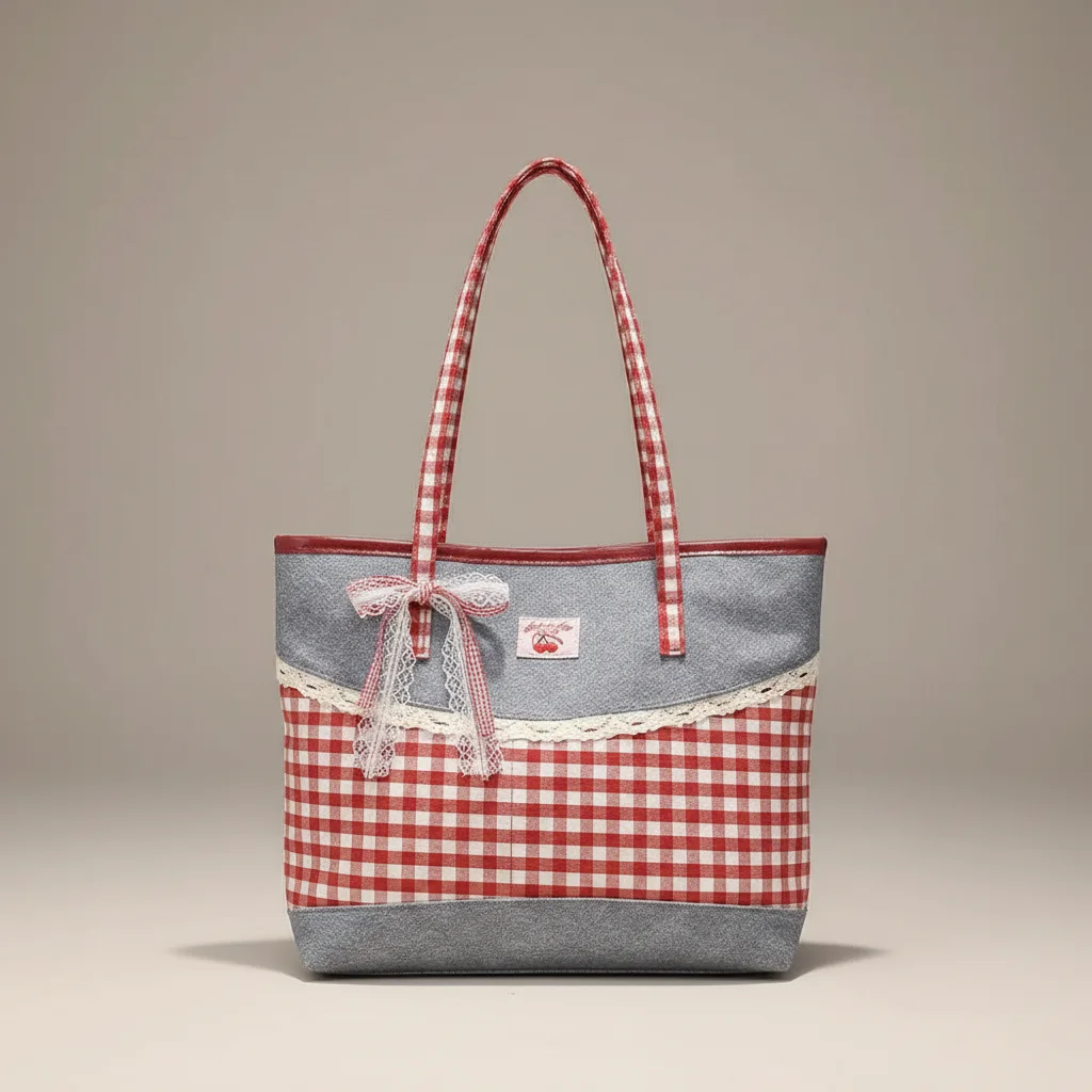 Sac jean cabas femme style champêtre - Vue 19 - sac jean