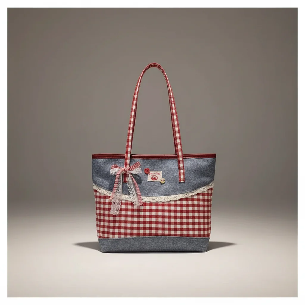 Sac jean cabas femme style champêtre - Vue 21 - sac jean