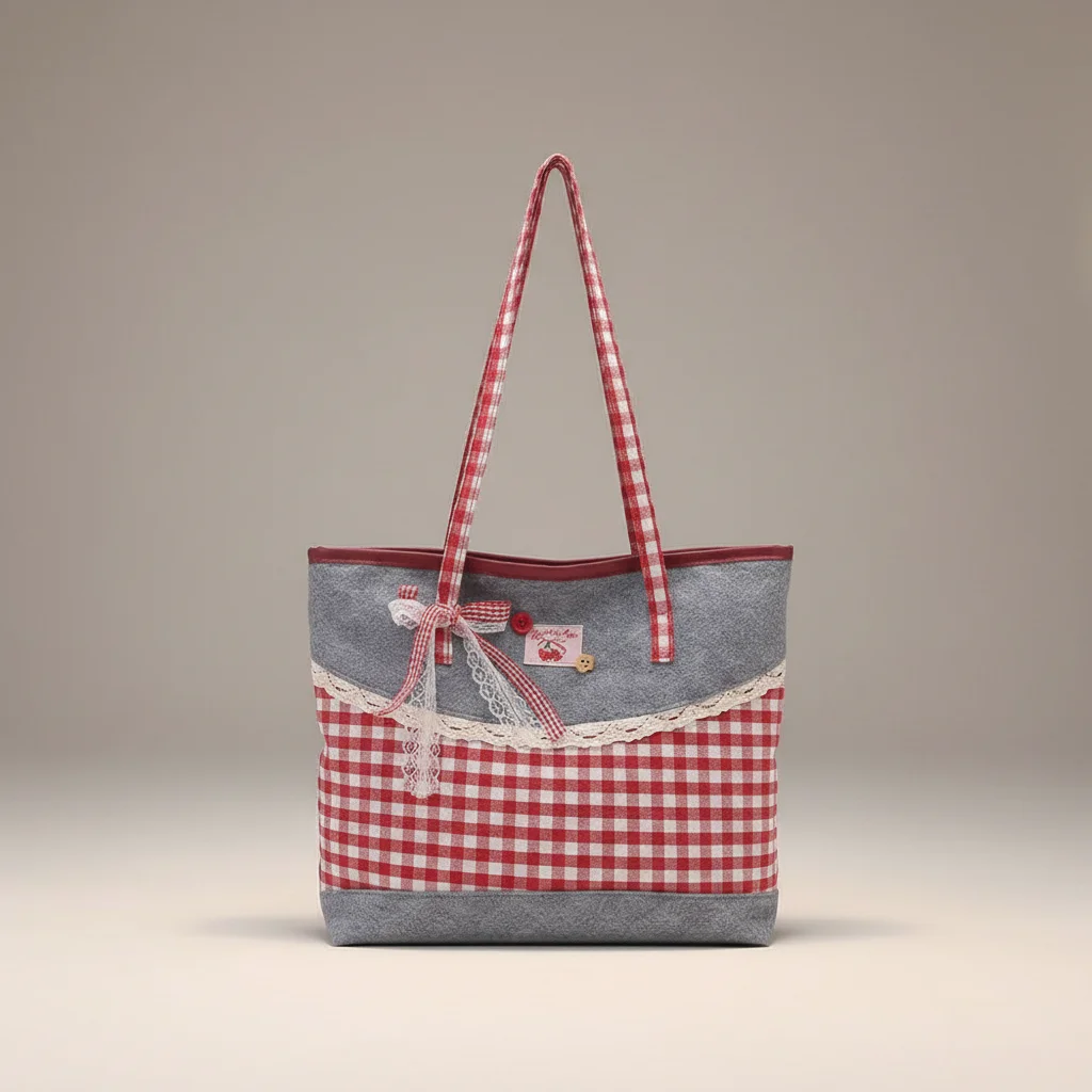 Sac jean cabas femme style champêtre - Vue 22 - sac jean