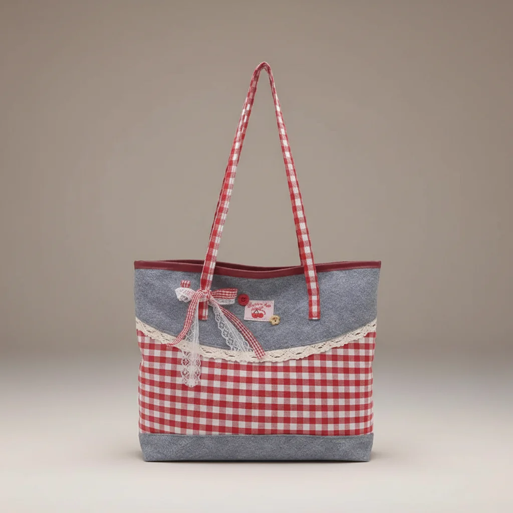 Sac jean cabas femme style champêtre - Vue 23 - sac jean
