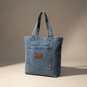 Sac jean cabas femme style décontracté - Vue 1 - sac jean