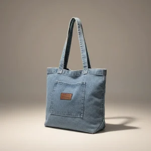 Sac jean cabas femme style décontracté - Vue 2 - sac jean