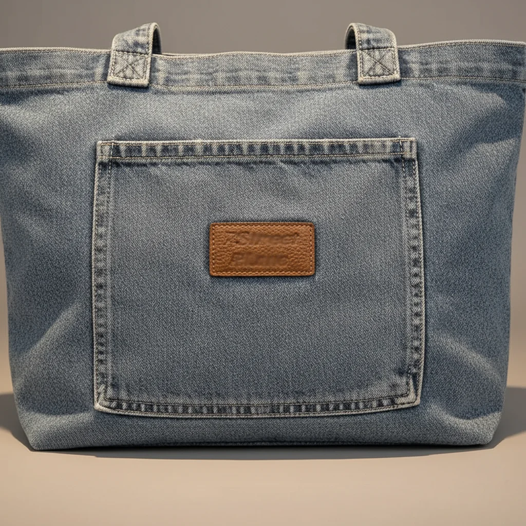 Sac jean cabas femme style décontracté - Vue 4 - sac jean