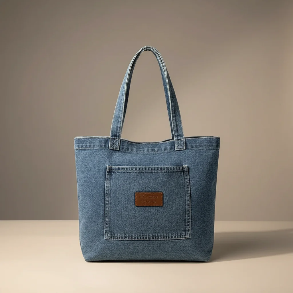 Sac jean cabas femme style décontracté - Vue 6 - sac jean