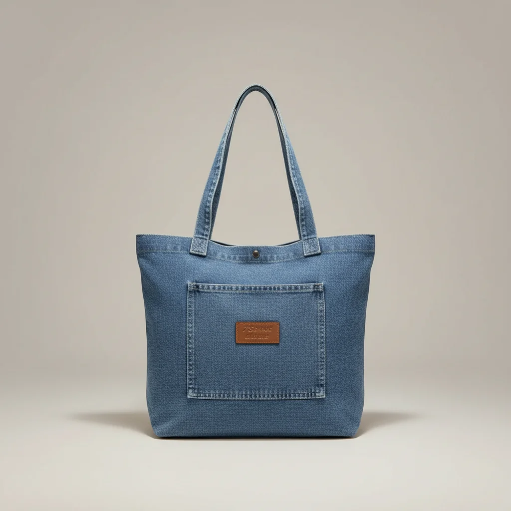 Sac jean cabas femme style décontracté - Vue 7 - sac jean