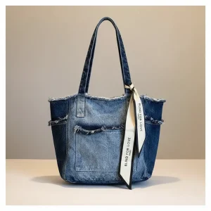Sac jean cabas multifonctionnel grande capacité - Vue 2 - sac jean