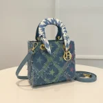 Sac jean femme brodé style y2k - Vue 1 - sac jean