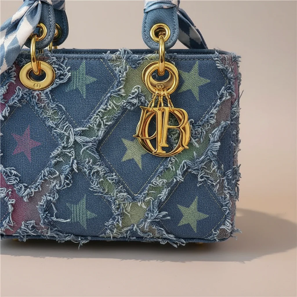 Sac jean femme brodé style y2k - Vue 4 - sac jean