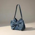 Sac jean noeud polyester grande capacité - Vue 1 - sac jean