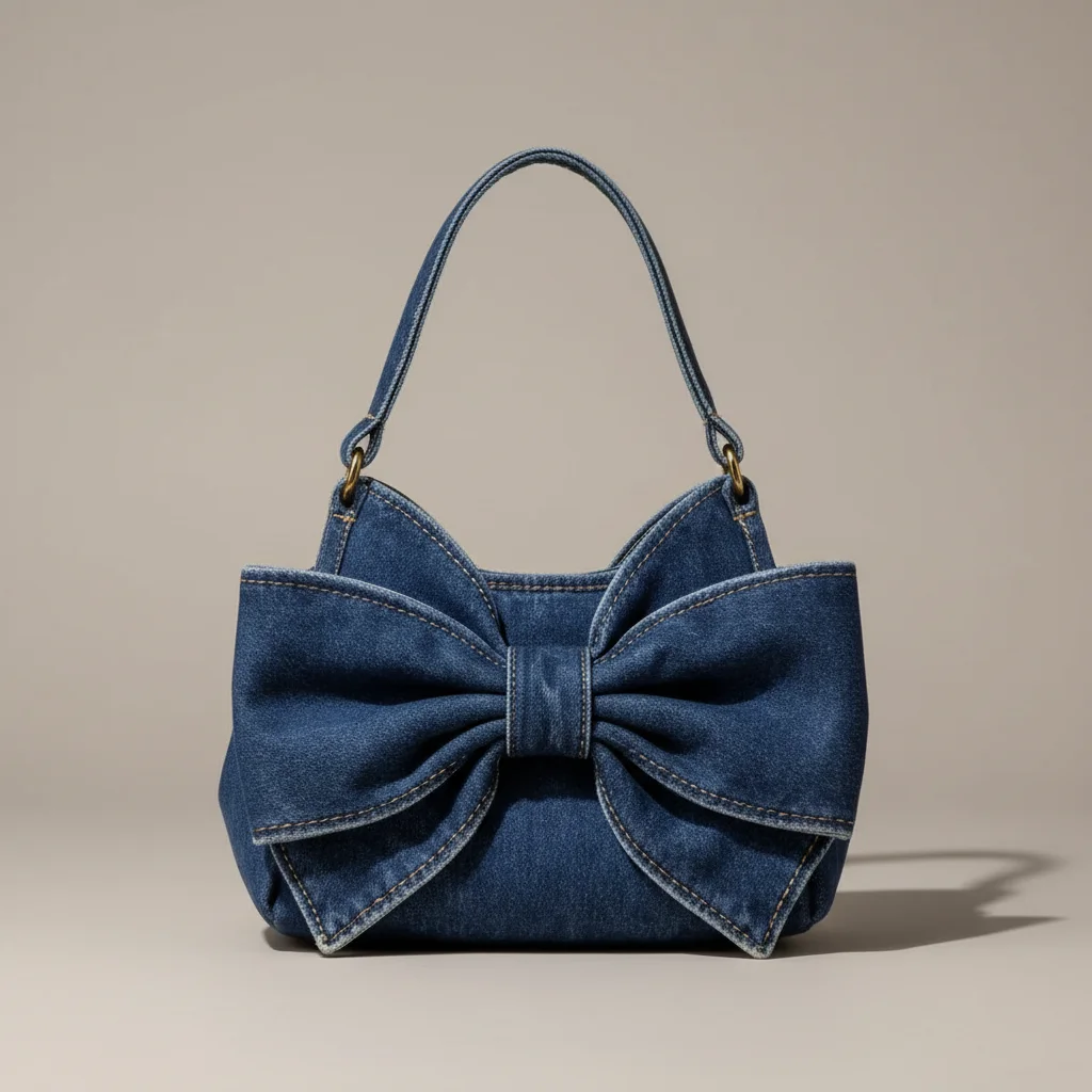 Sac jean noeud polyester grande capacité - Vue 6 - sac jean