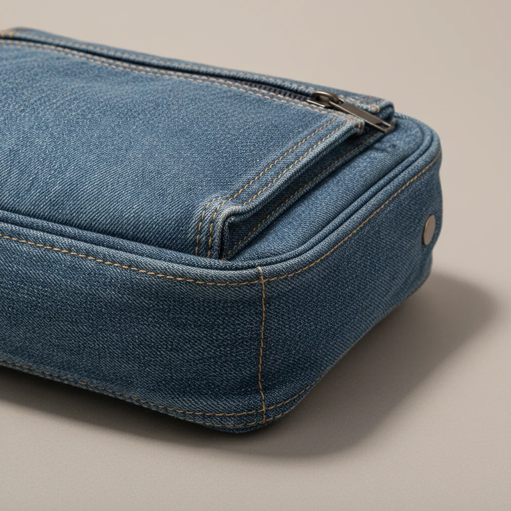 Sac jean shopper denim 26.5cm femme - Vue 7 - sac jean