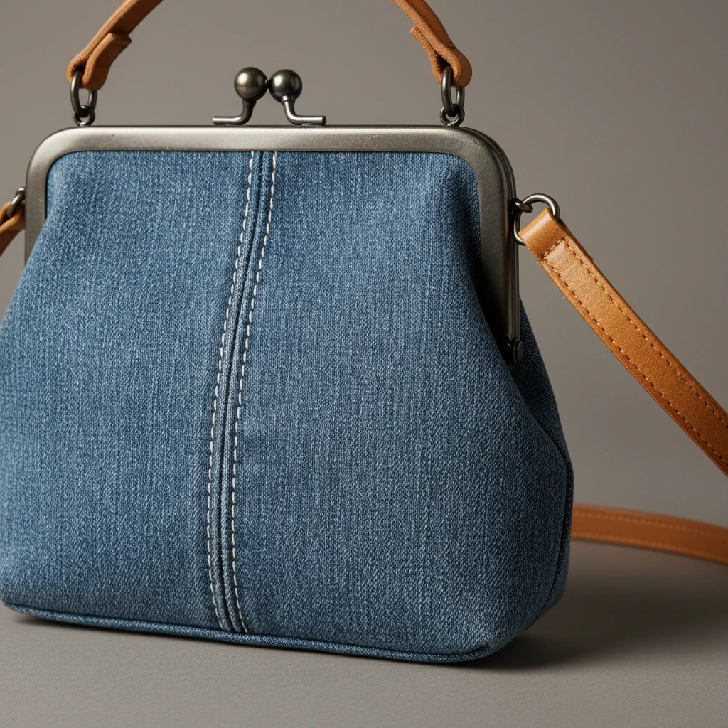 Sac jean vintage femme bandoulière - Vue 4 - sac jean