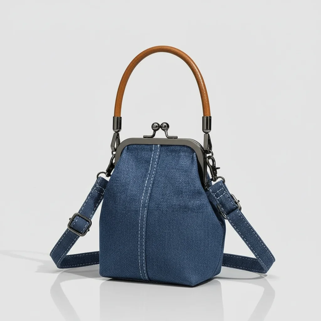 Sac jean vintage femme bandoulière - Vue 5 - sac jean