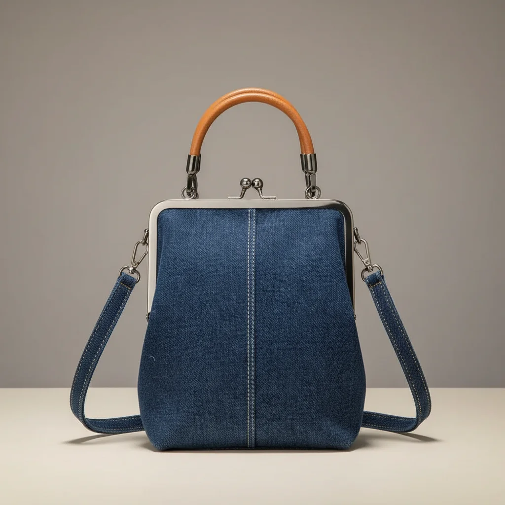 Sac jean vintage femme bandoulière - Vue 6 - sac jean