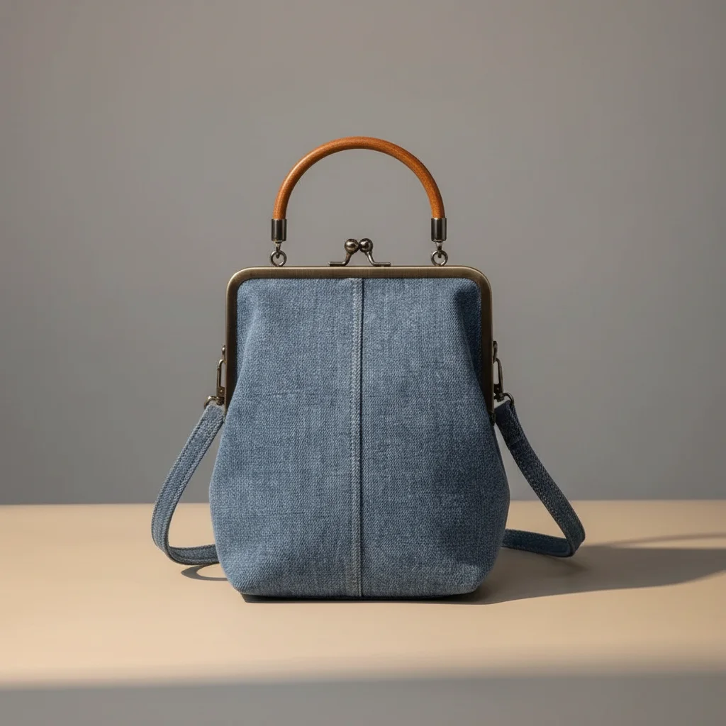 Sac jean vintage femme bandoulière - Vue 7 - sac jean