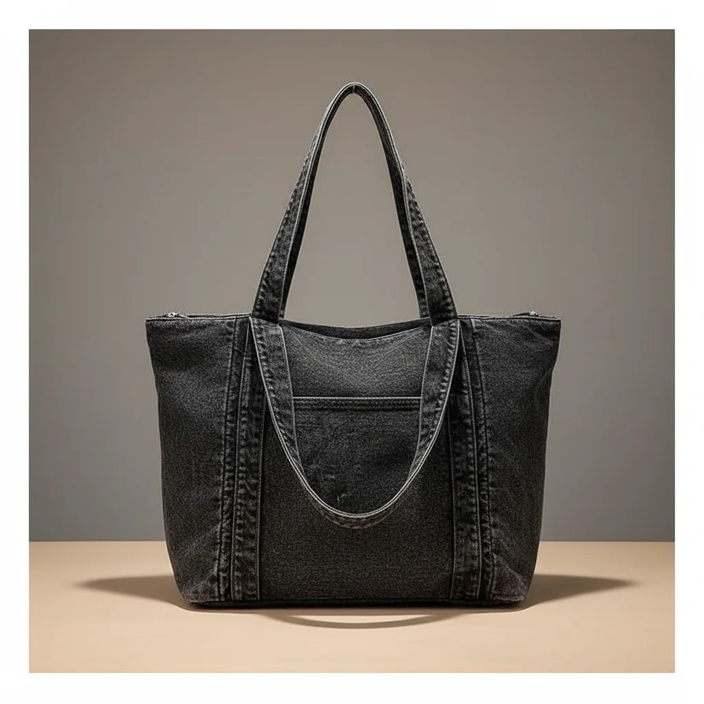 sac jean cabas femme multifonctionnel 15 pouces - Vue 9 - sac jean